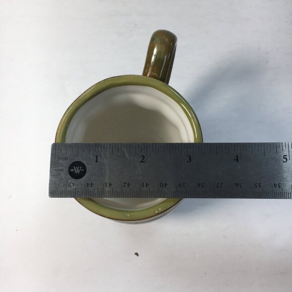 Certified International Scalloped Sunflower Footed Mug Set 4 Margaret Le Van - Picture 7 of 8